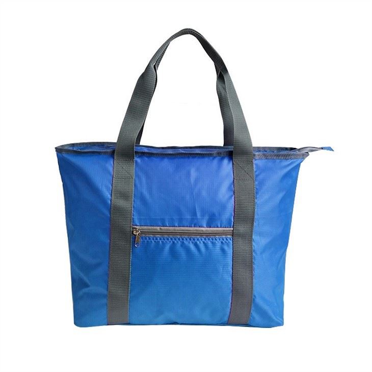 blue shoulder bag