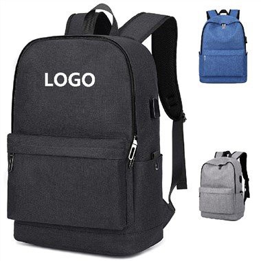 블랙 플레인 백팩