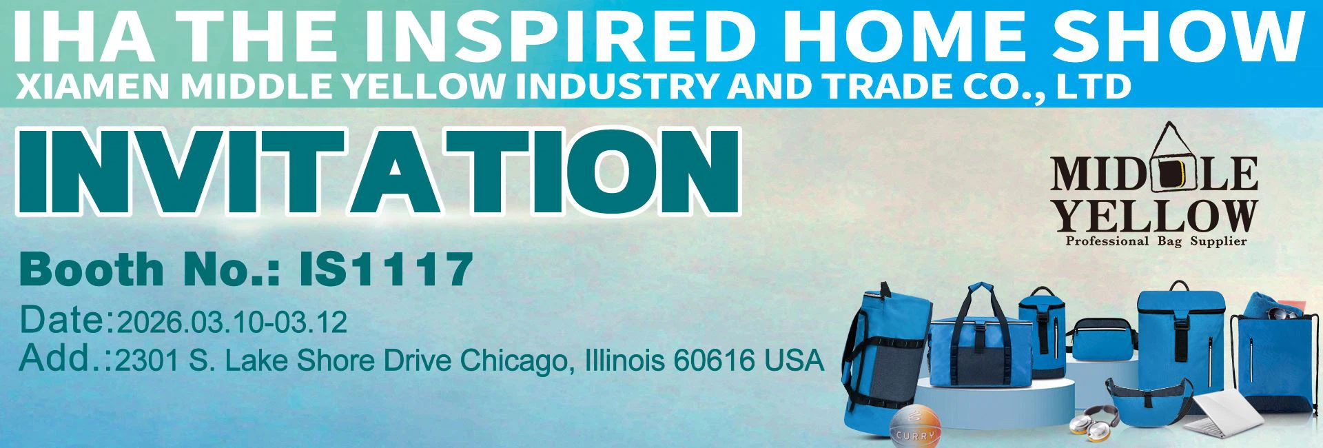 Invitation to the Chicago Household Goods Exhibition
